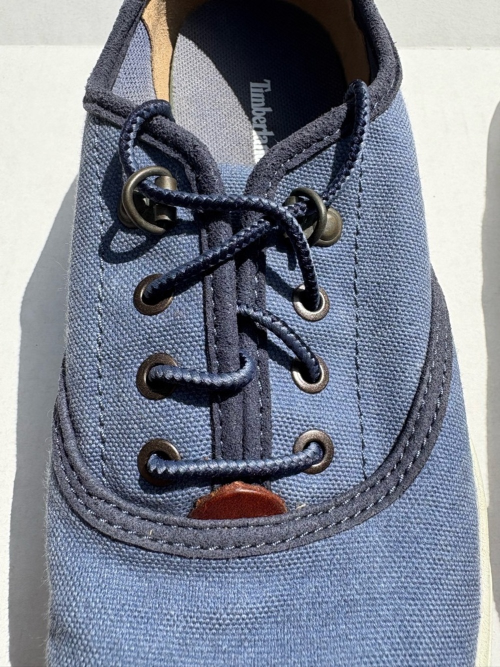 TIMBERLAND WOMEN AMHERST OXFORD CANVAS CASUAL SNEAKERS - Picture 5 of 13